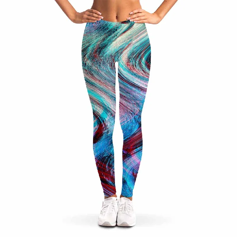 Sneak Peek Sale Smoke Psychedelic Trippy Print Women's Leggings
