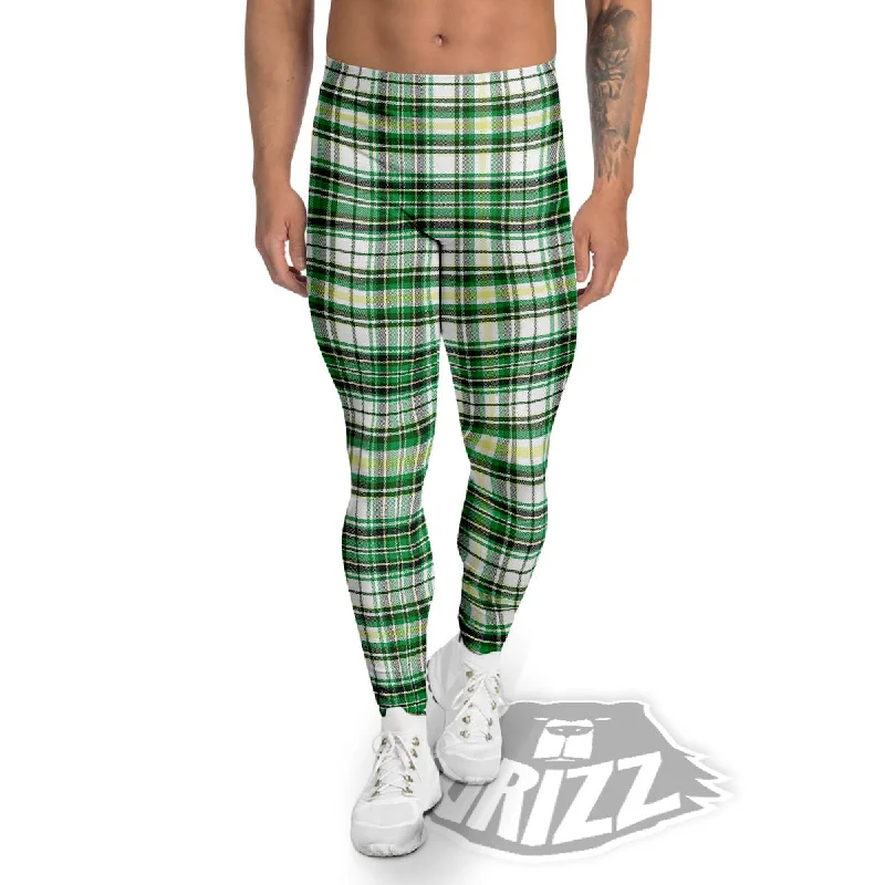 Clearance Sale St. Patrick's Day Irish Tartan Print Men's Leggings