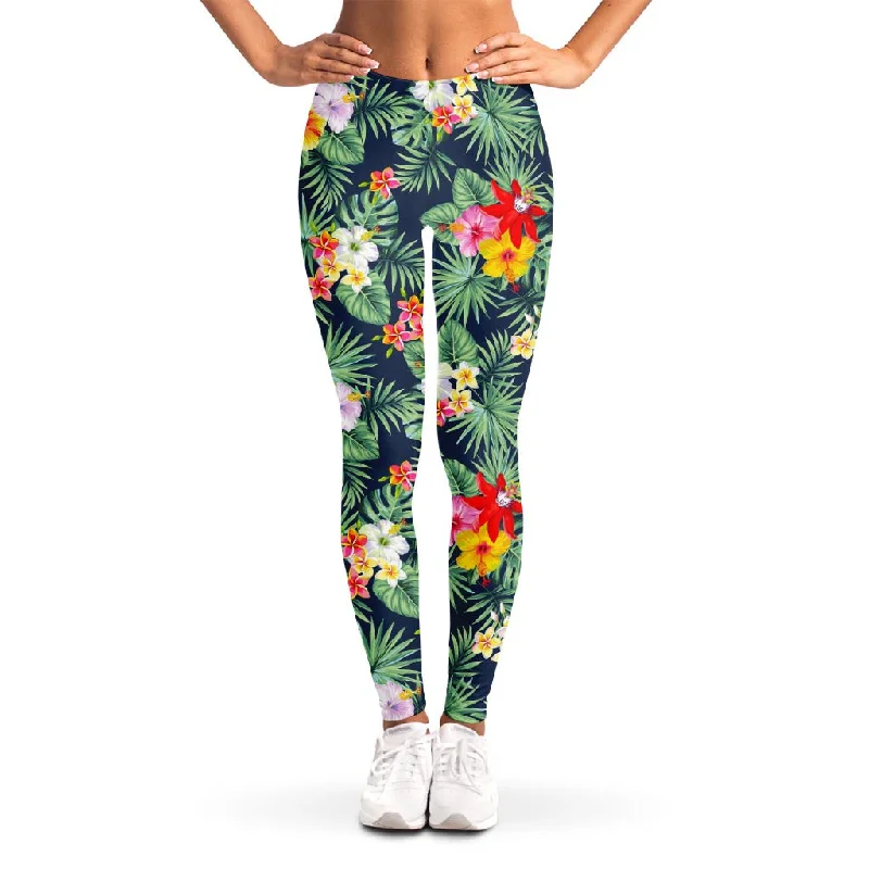 New Arrival Summer Tropical Hawaii Pattern Print Women's Leggings