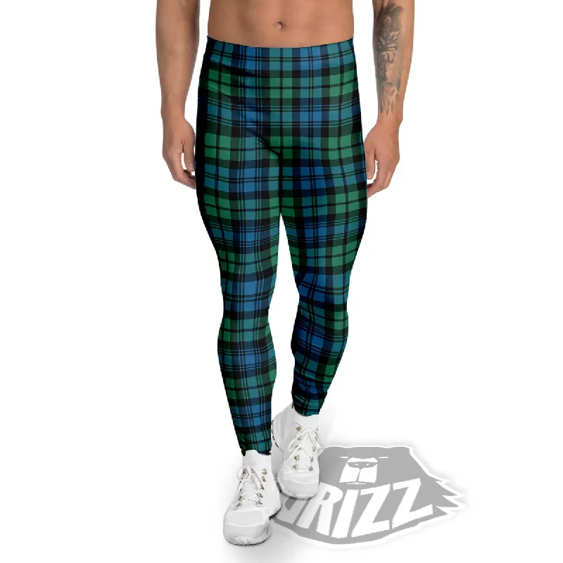 Tartan Clan Campbell Print Pattern Men's Leggings