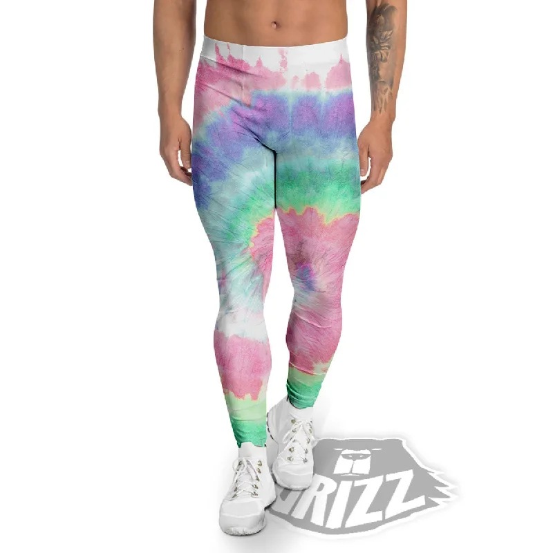 Exclusive Access Tie Dye Pastel Print Men's Leggings