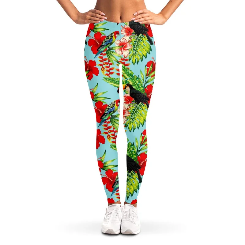 YEAR-End Sale Toucan Parrot Tropical Pattern Print Women's Leggings