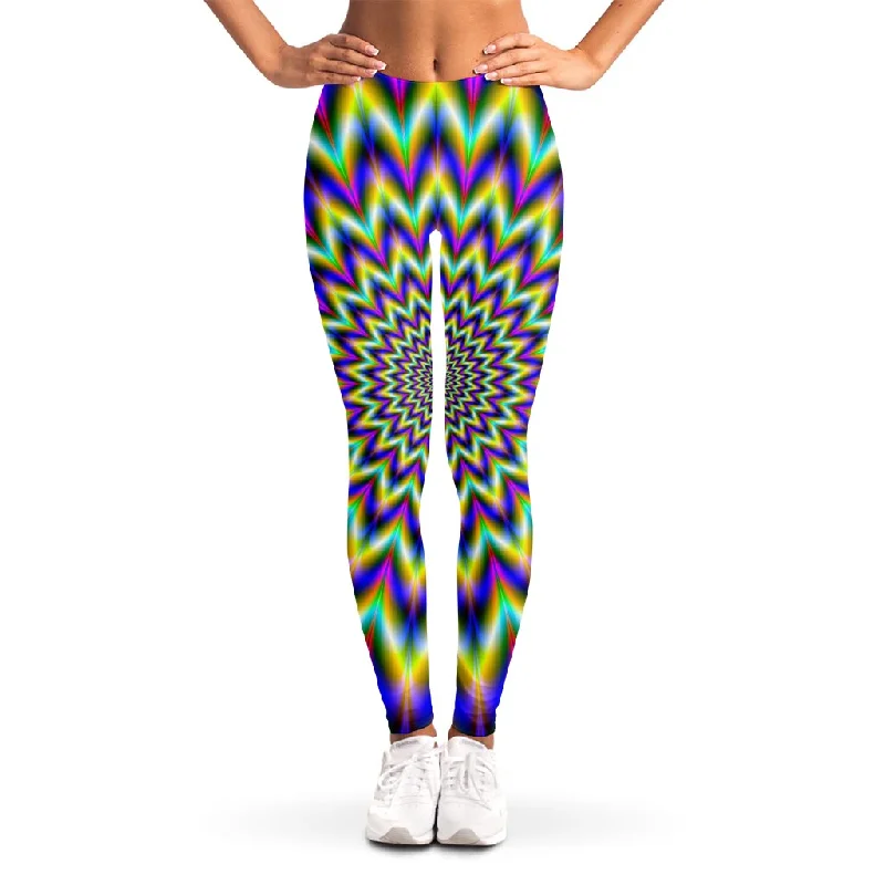 Limited Time Discount Twinkle Psychedelic Optical Illusion Women's Leggings