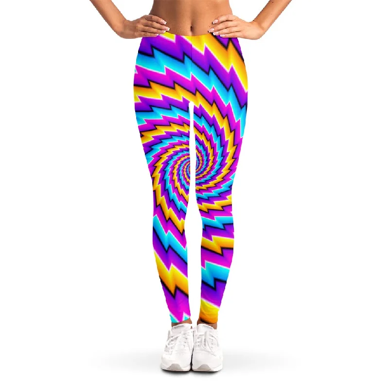 Friends and Family Sale Twisted Spiral Moving Optical Illusion Women's Leggings