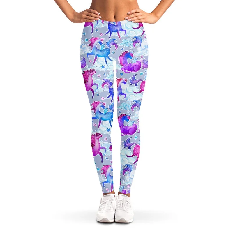 Limited Quantity Unicorn Paradise Pattern Print Women's Leggings