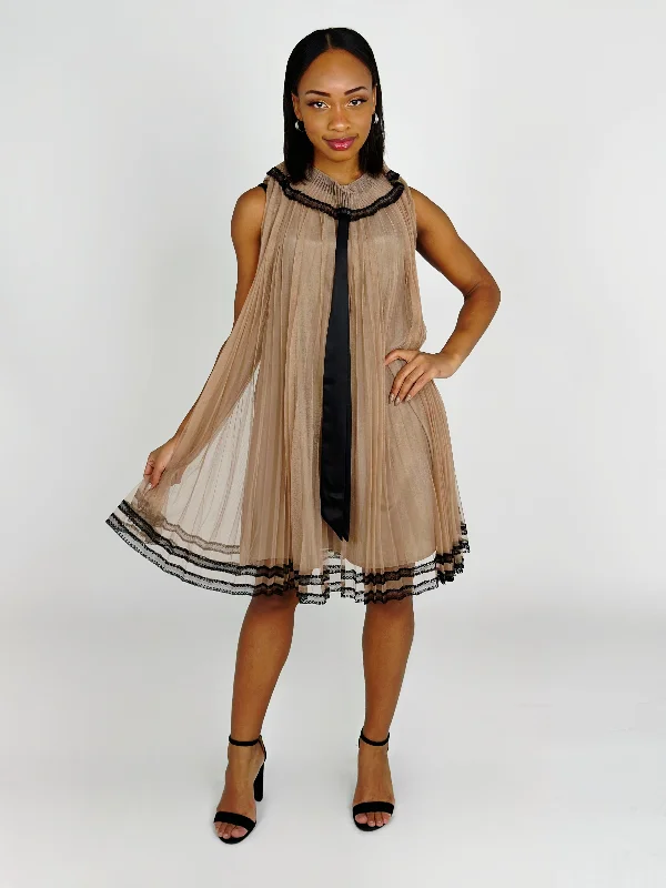 A-Line Mini Tulle Dress