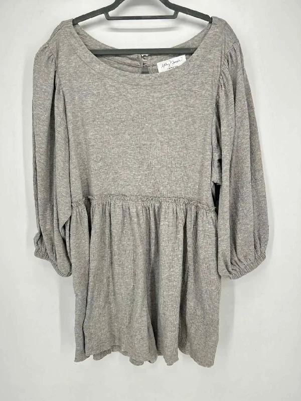 Apricot Lane Size L Light Gray Rompers