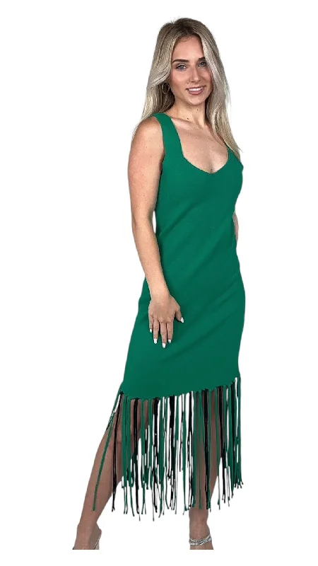 Great Deals Aqua Green Sleeveless Sweater Dress