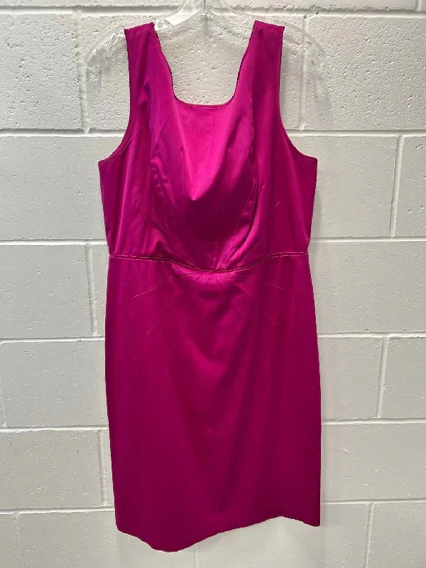 Banana Republic Size 14 Fuschia Dress