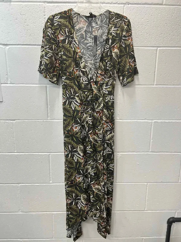 Banana Republic Size 6 Green Print NWT Dress