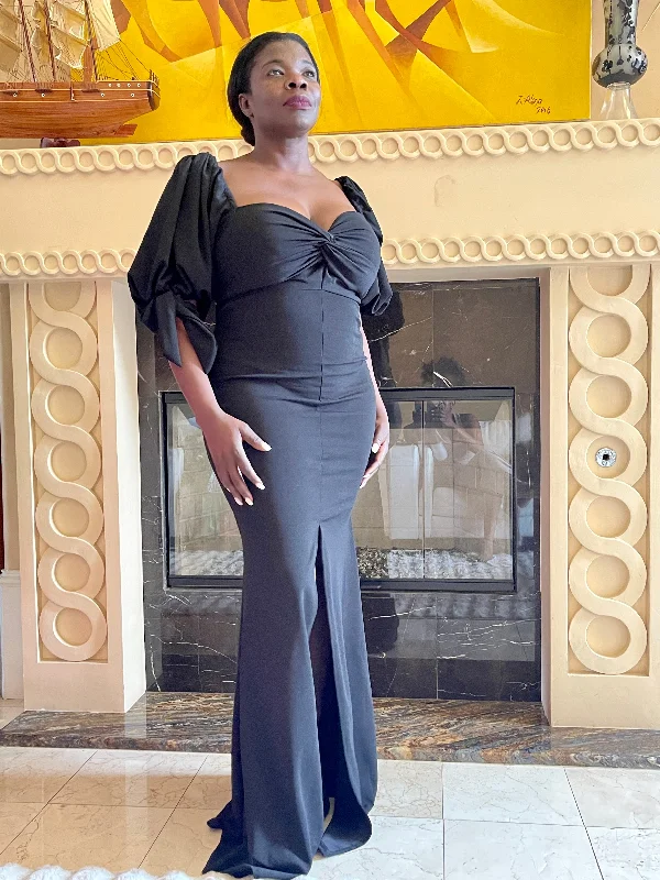 Online Only Black Plus Size Maxi Dress