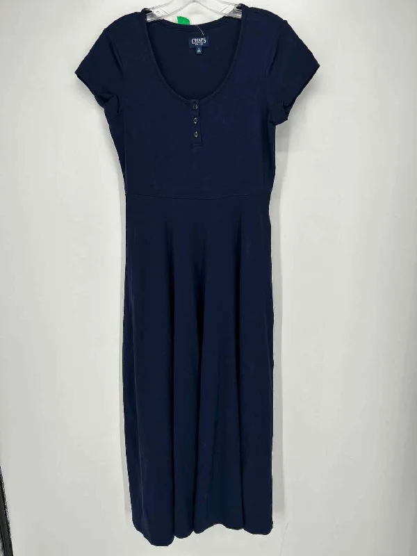 Chaps Size S Navy Dress