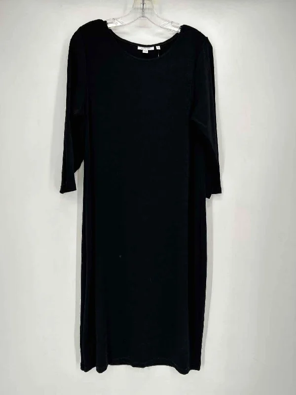 Chicos Size 2 Black Dress