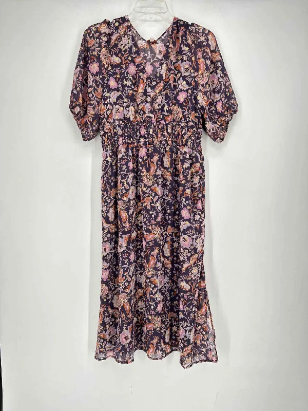 Dear John Size L Purple Floral Dress