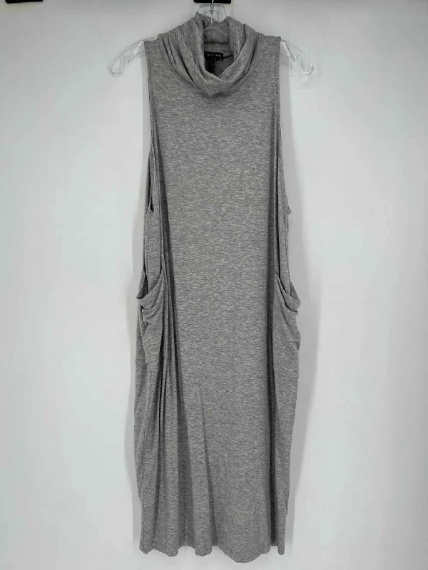 Eileen Fisher Size M Heathered Gray Dress