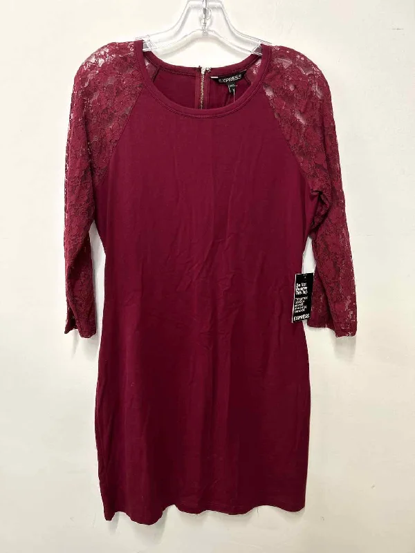 Express Size L Maroon NWT Dress