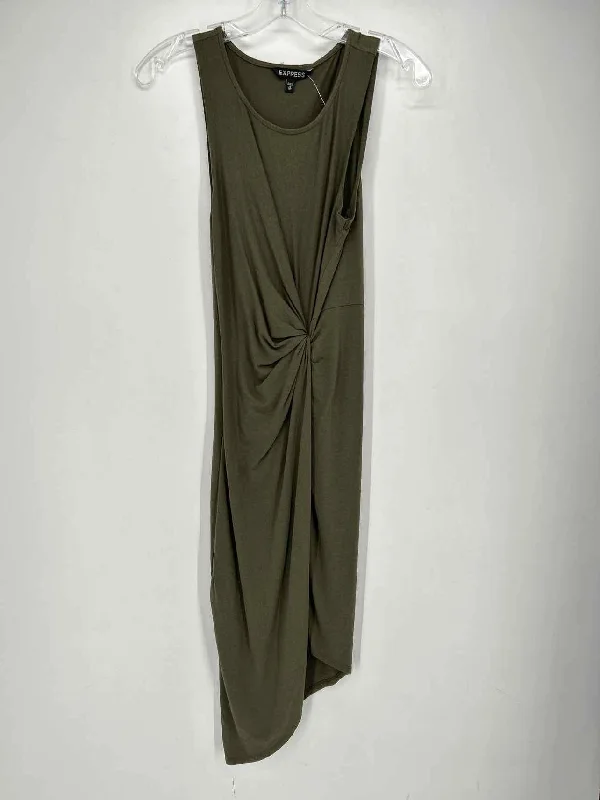 Express Size XS Olive Bodycon Dress