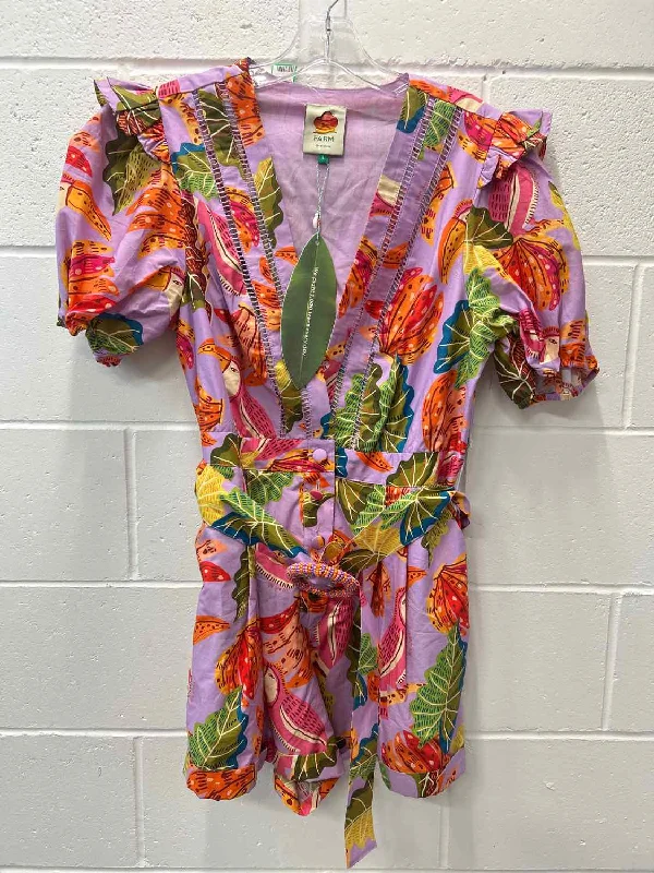 Farm for Anthropologie Size L Beaks & Bananas NWT Rompers