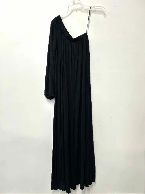 FP Beach Size XS Black One Shoulder Jumpsuit