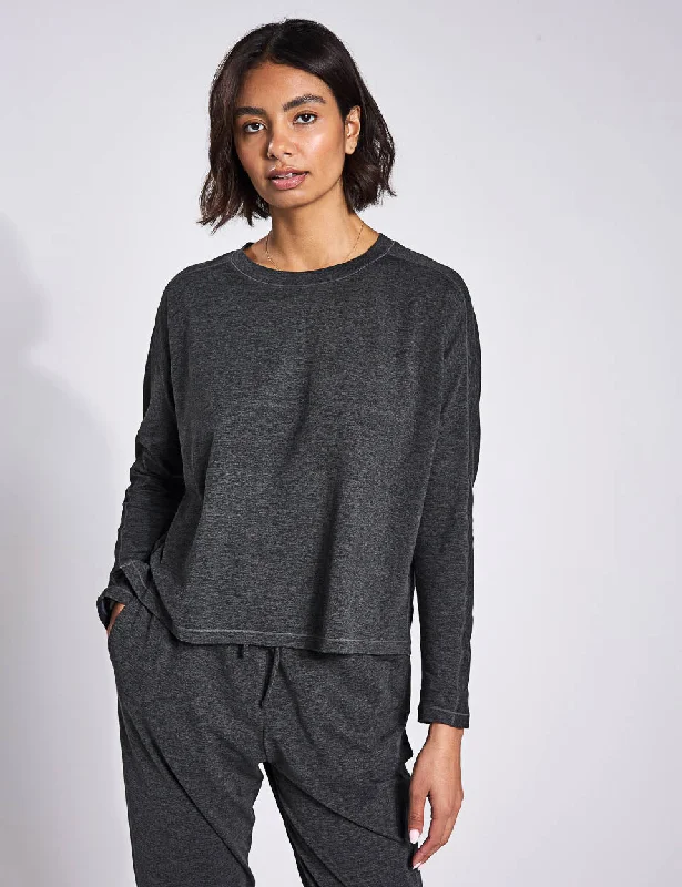 Instant Savings ReSet Long Sleeve Tee - Moon Heather