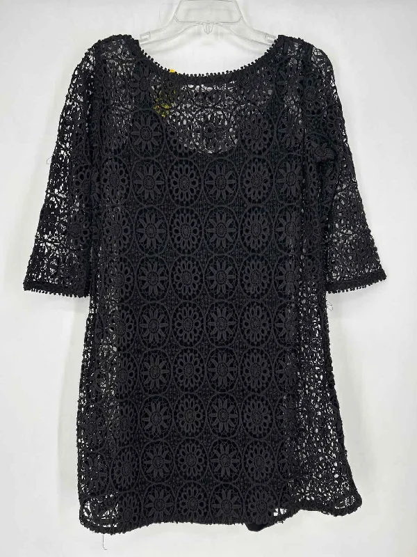 Gretchen Scott Size S Black Eyelet NWT 2 PC Dress