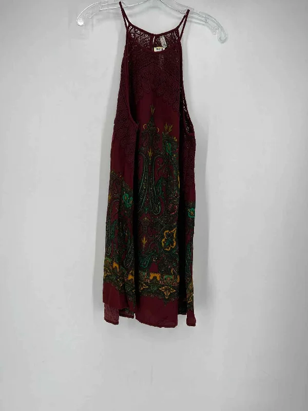 Intimately FP Size M Maroon Print Dress