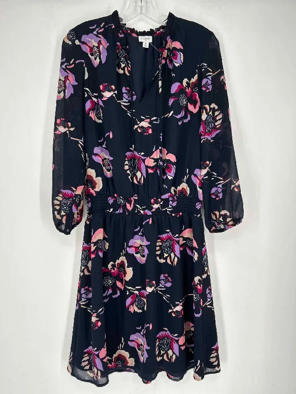 J Crew Size M Navy Floral Dress