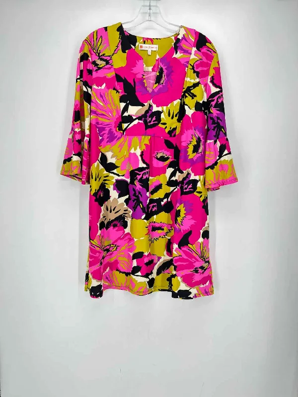 Jude Connally Size L Pink Floral Dress