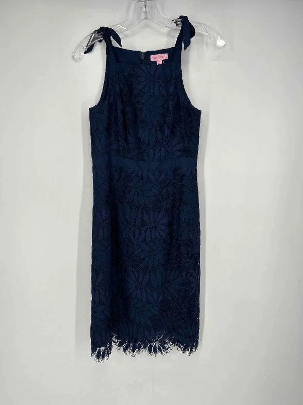 Lilly Pulitzer Size 0 Navy Eyelet Dress