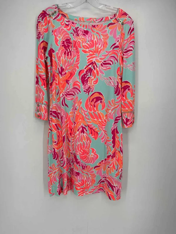 Lilly Pulitzer Size S Robins Egg Blue Print Dress