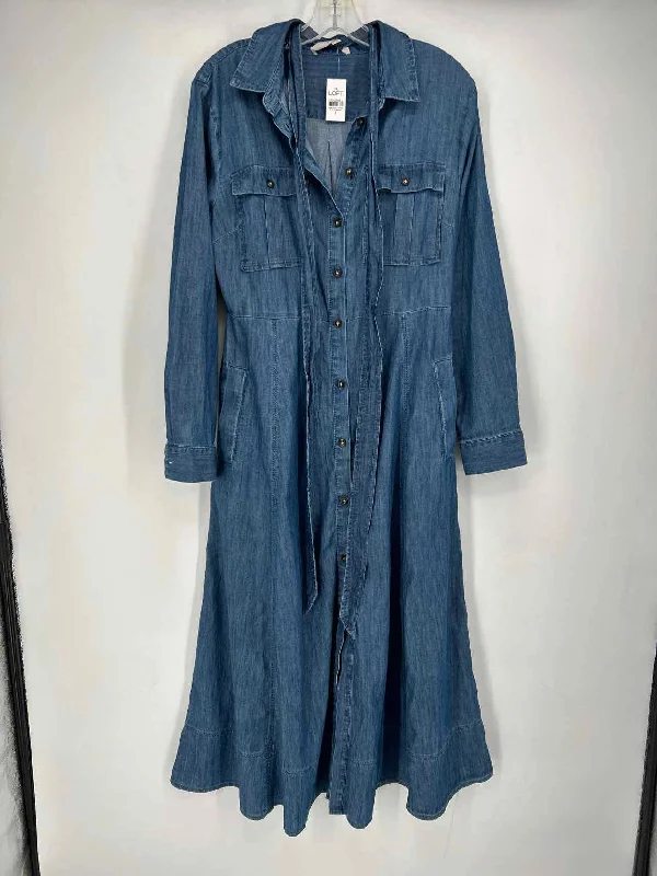 Loft Size 8 Chambray NWT Maxi