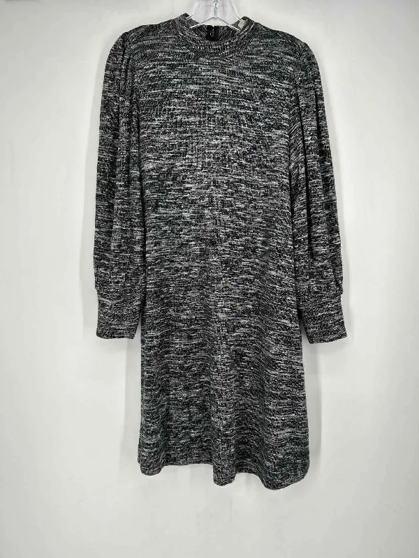 Loft Size M Heathered Black Dress