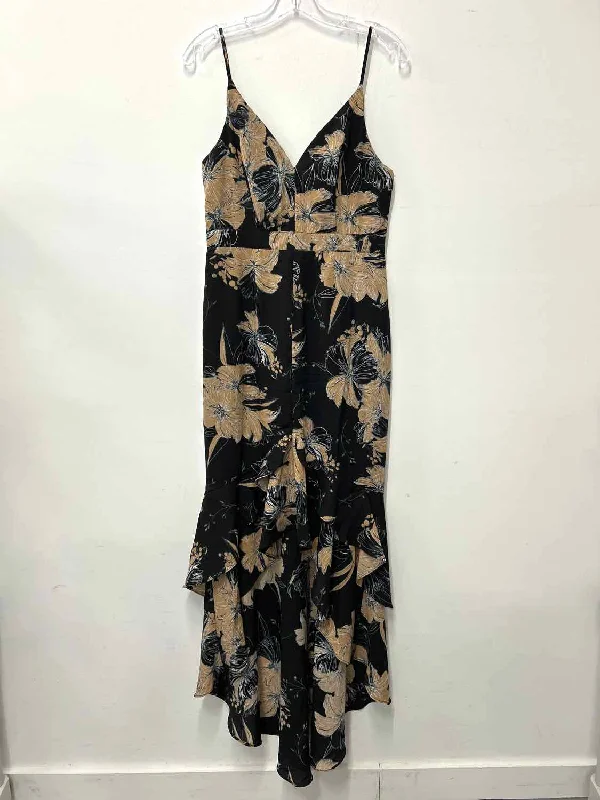 Lulus Size M Black Floral NWT Dress