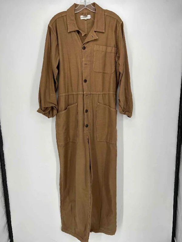 Madewell Size L Desert Brown Jumpsuit