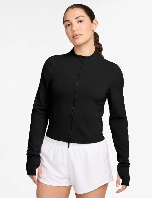 Customer Appreciation Sale Zenvy Full-Zip Long-Sleeve Top - Black/Cool Grey