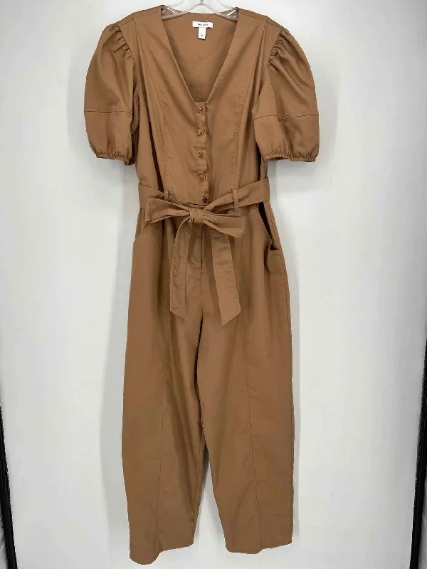 Nine West Size L Camel Jumpsuit