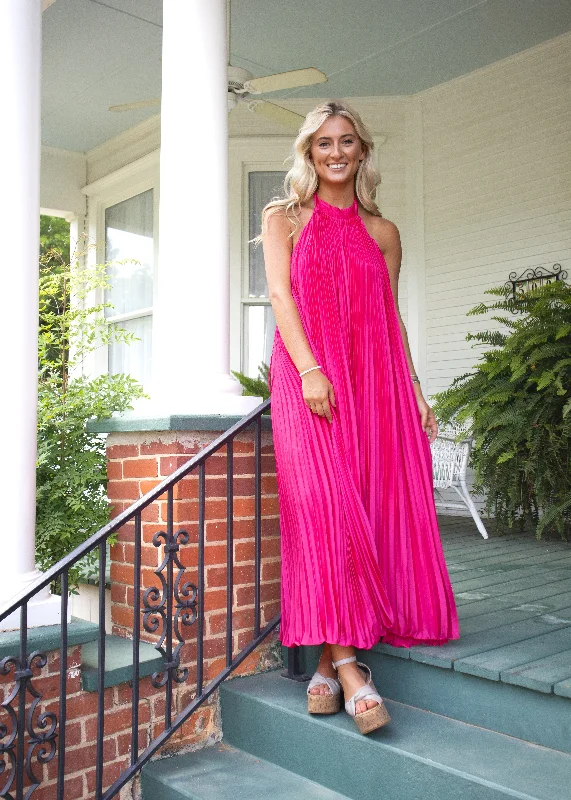 Peony Pleats Maxi