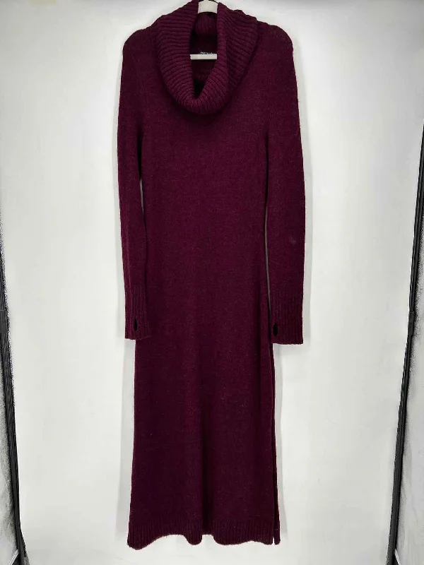 Peruvian Connections Size M Wool Blend Eggplant Maxi