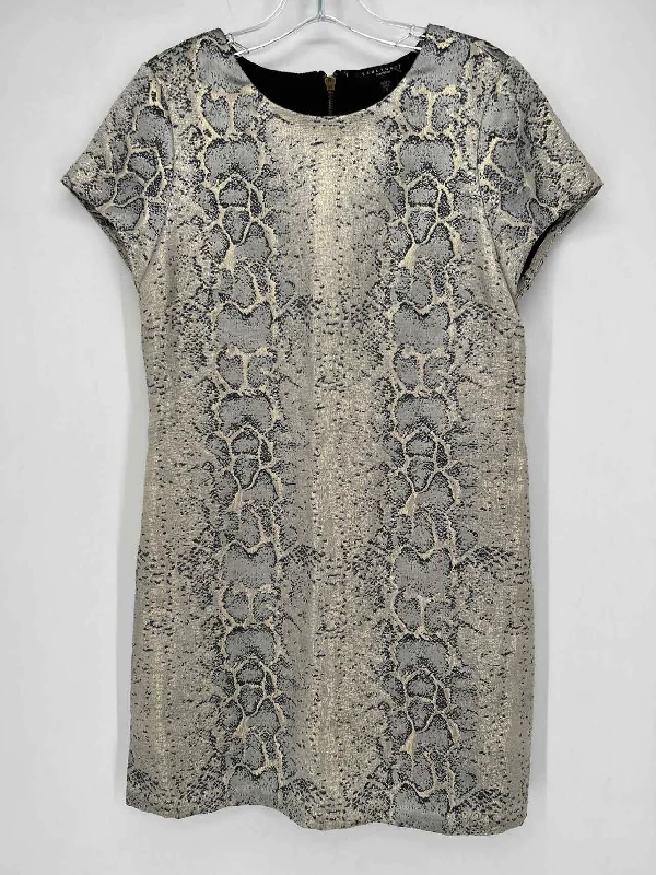 Sanctuary Size S Gold Print Dress