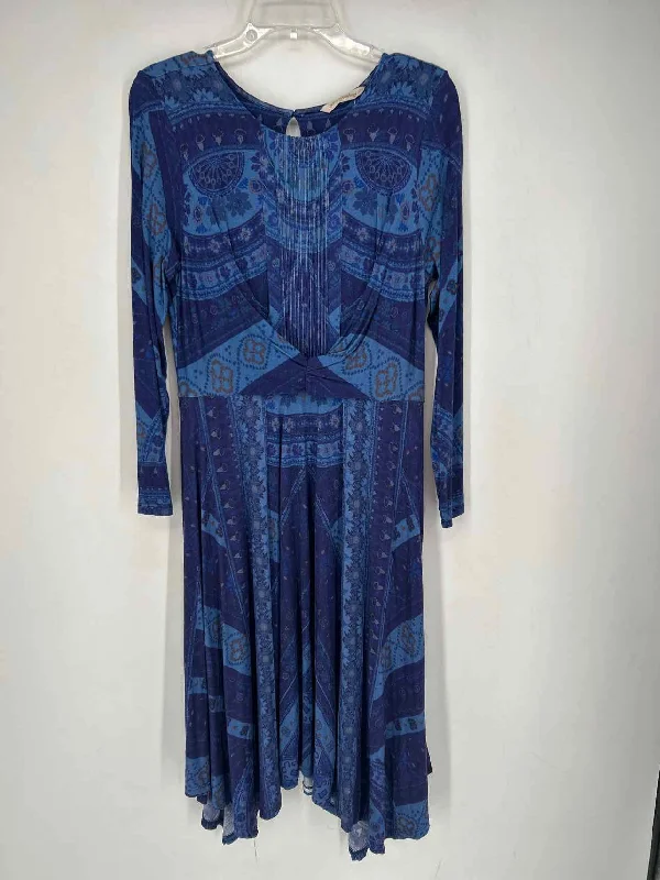 Soft Surroundings Size PXS Blue Print Dress