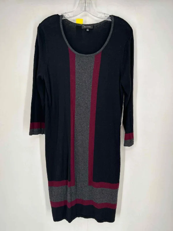 Spense Size L Black Colorblock NWT Dress