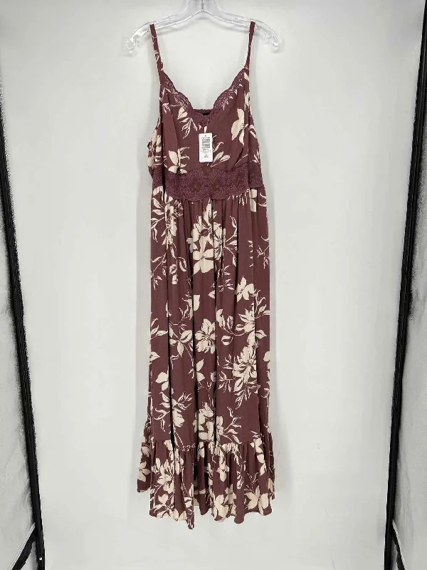 Torrid Size 2X Mauve Print NWT Maxi