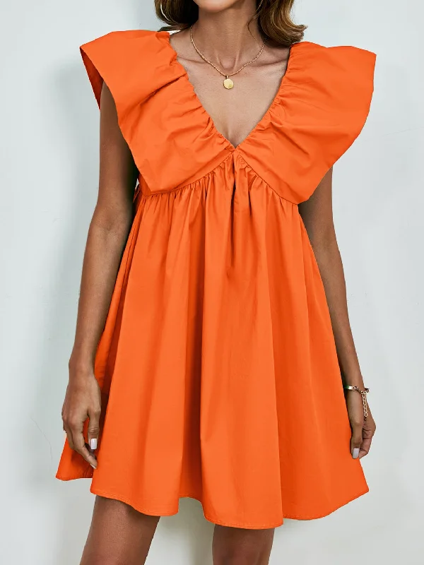 Instant Savings Felicia V-Neck Cap Sleeve Dress